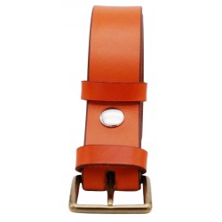 Ceinture Orange 3,5 cm boucle 3 2