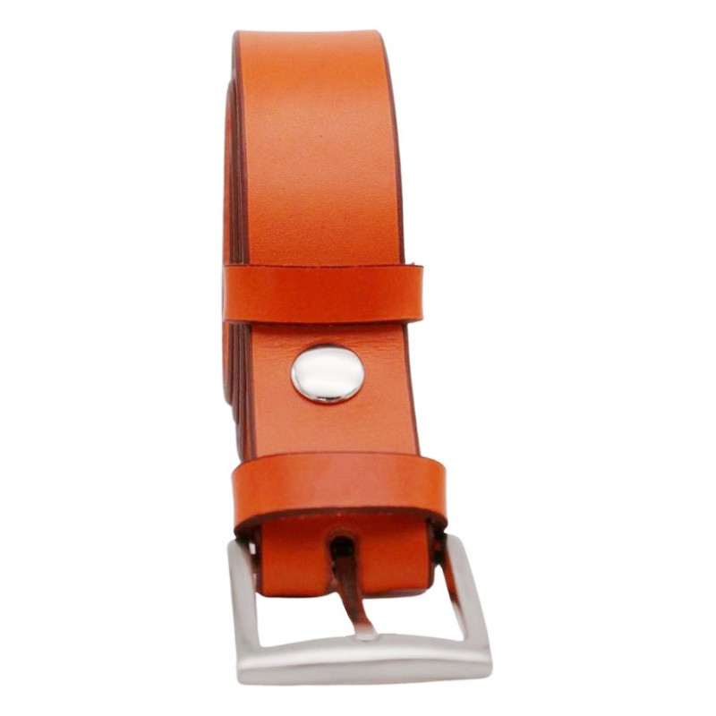 Ceinture Orange 3,5 cm boucle 4
