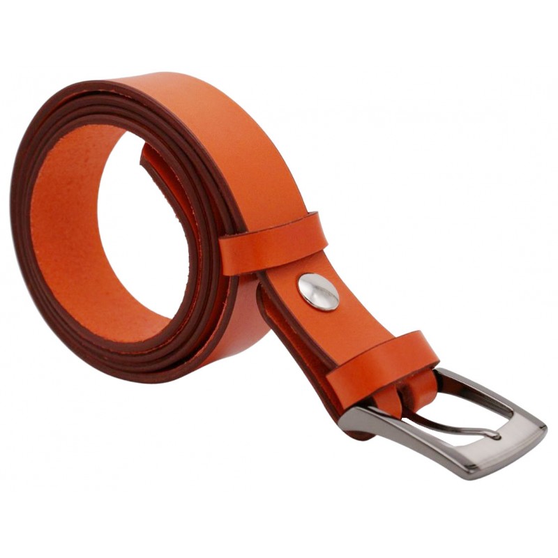 Ceinture Orange 3,5 cm boucle 5