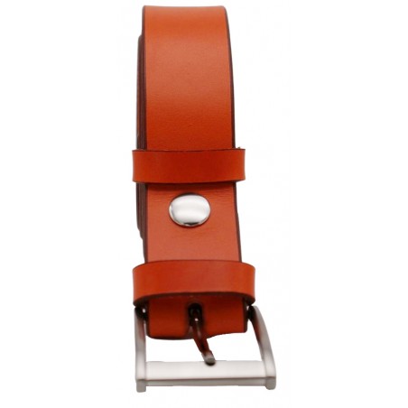 Ceinture Orange 3,5 cm boucle 7