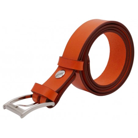 Ceinture Orange 3,5 cm boucle 7
