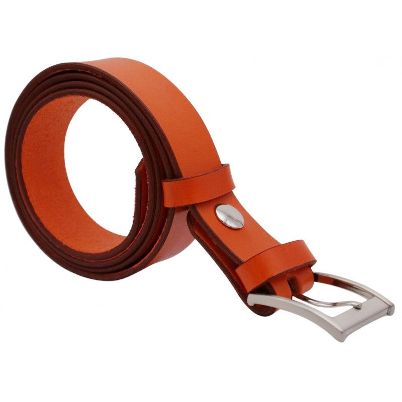 Ceinture Orange 3,5 cm boucle 7