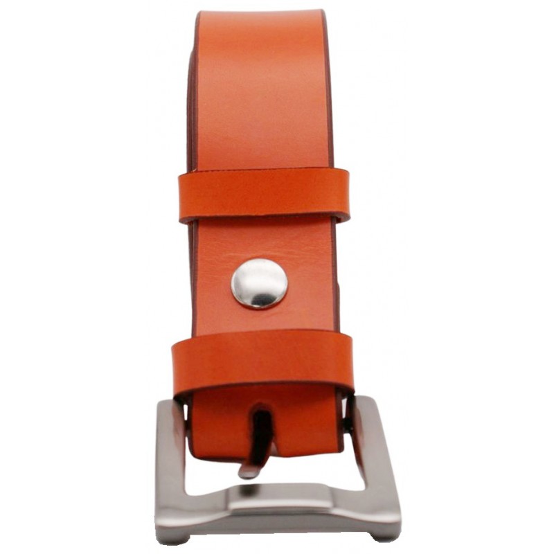 Ceinture Orange 4 cm boucle 1