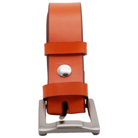 Ceinture Orange 4 cm boucle 1