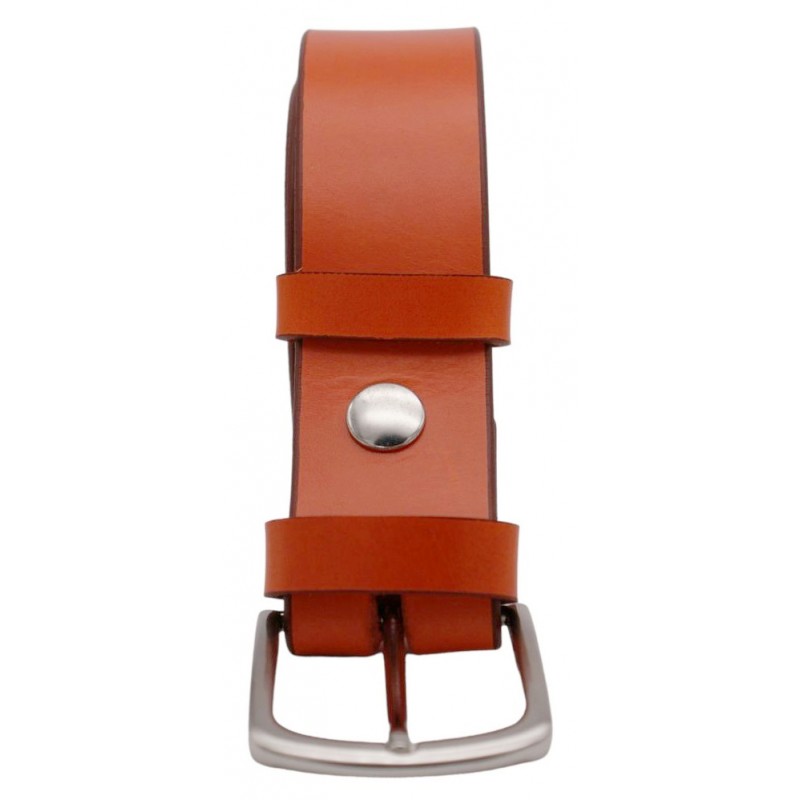 Ceinture Orange 4 cm boucle 2