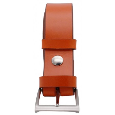 Ceinture Orange 4 cm boucle 3