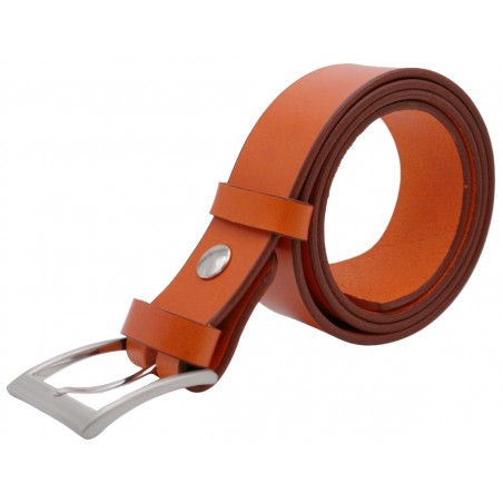 Ceinture Orange 4 cm boucle 3
