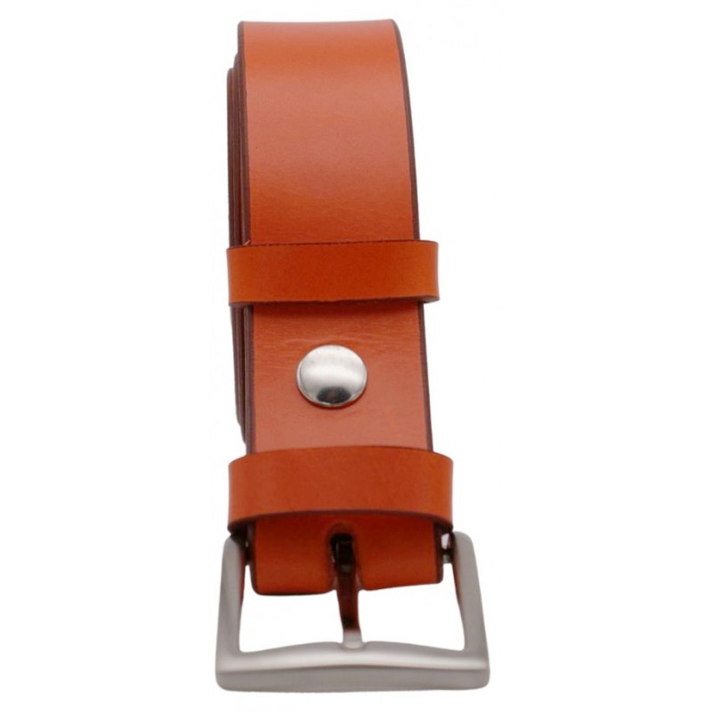Ceinture Orange 4 cm boucle 13