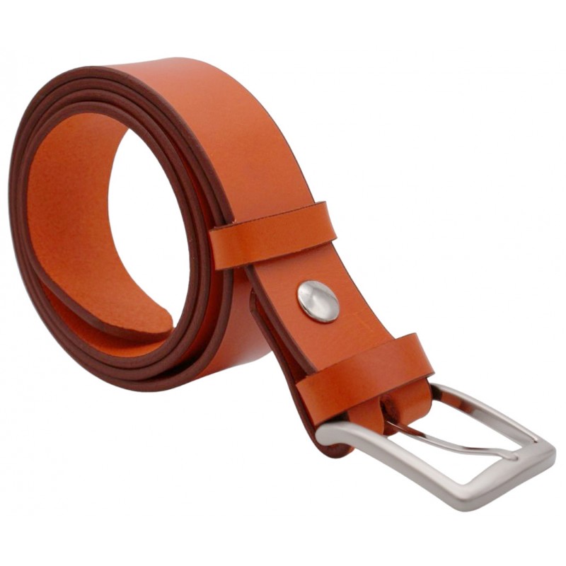 Ceinture Orange 4 cm boucle 13
