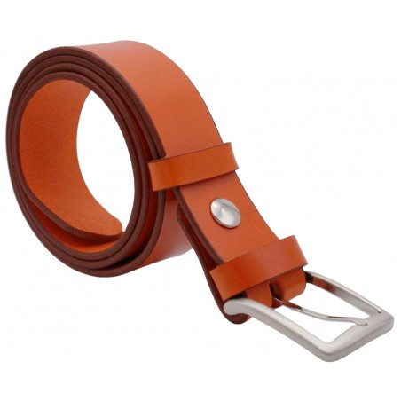 Ceinture Orange 4 cm boucle 13