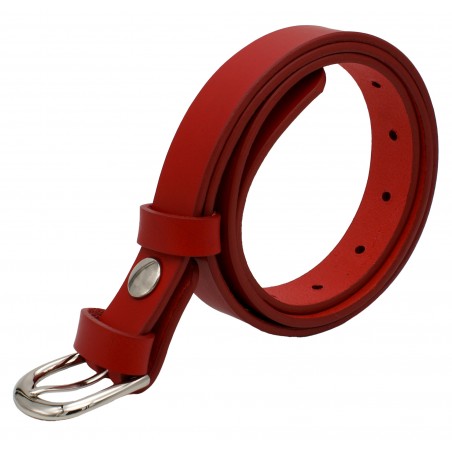 Ceinture Rouge 2,5 cm boucle 5