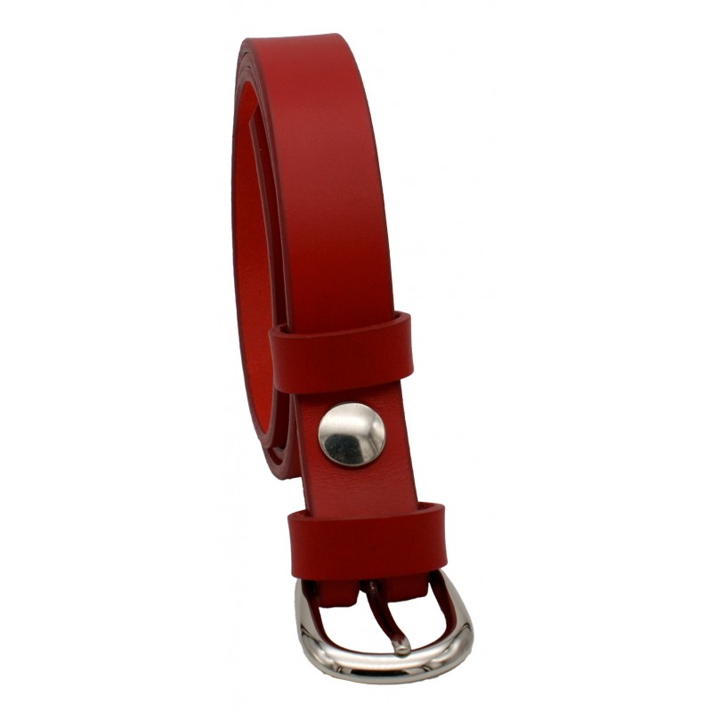 Ceinture Rouge 2,5 cm boucle 5