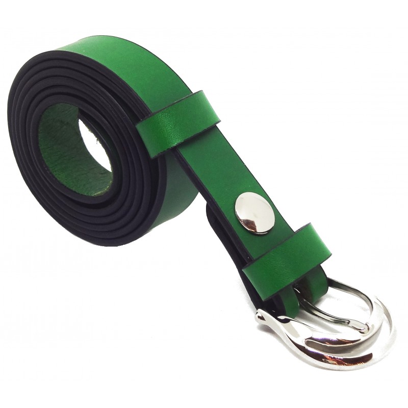Ceinture Verte Forêt 2,5 cm boucle 1