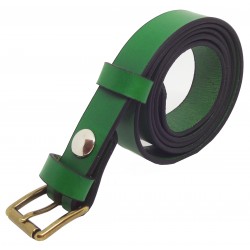 Ceinture Verte 2,5 cm boucle 3