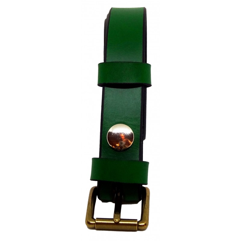 Ceinture Verte Forêt 2,5 cm boucle 3