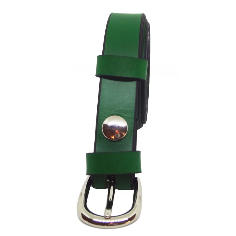 Ceinture Verte Forêt 2,5 cm boucle 5
