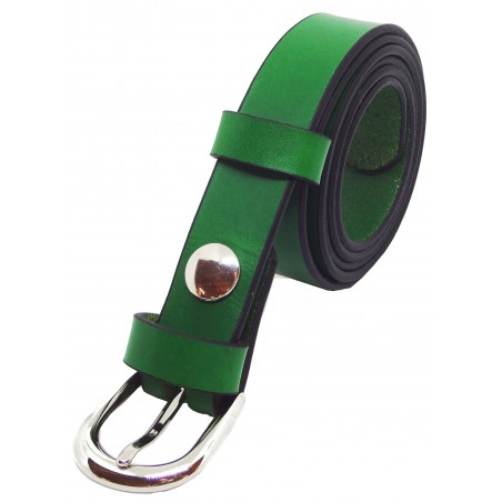 Ceinture Verte Forêt 2,5 cm boucle 5