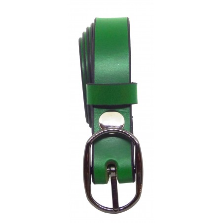 Ceinture Verte Forêt 2,5 cm boucle 8