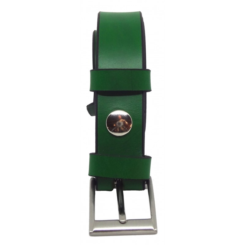 Ceinture Vert Forêt 3 cm boucle 2