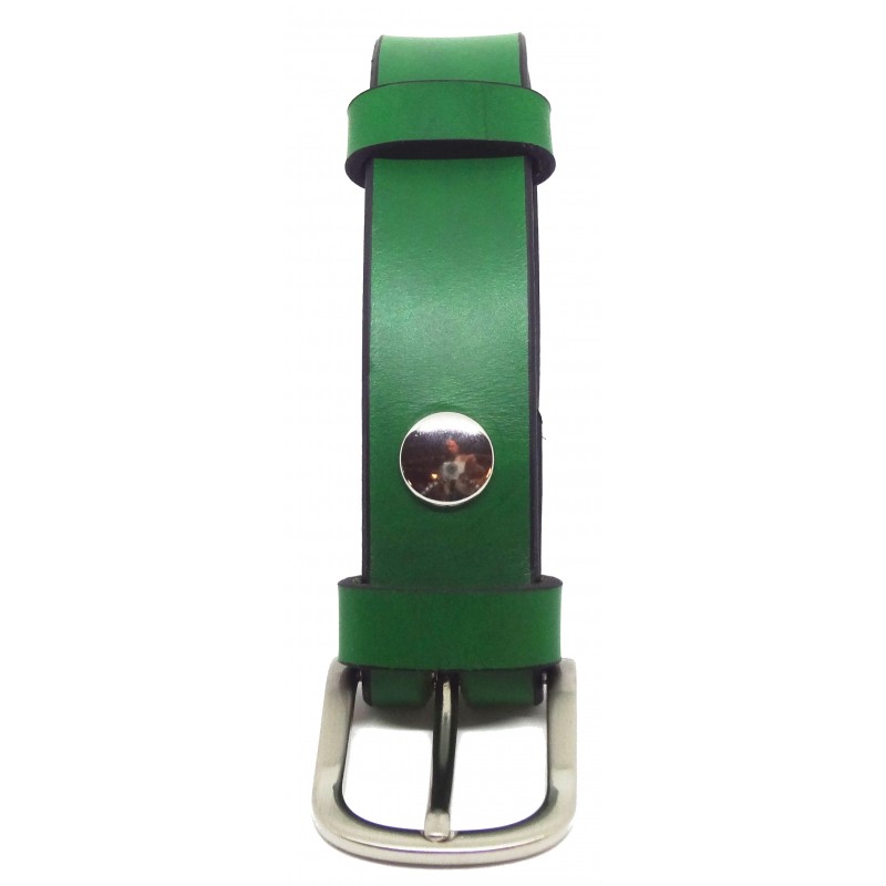 Ceinture Vert Forêt 3 cm boucle 5