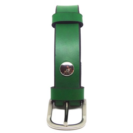 Ceinture Vert Forêt 3 cm boucle 5