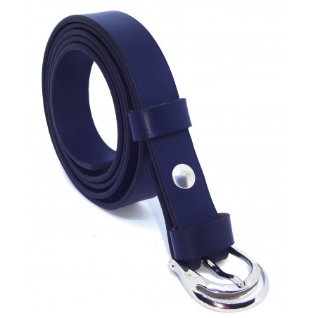 Ceinture Bleu marine 2,5 cm boucle 1