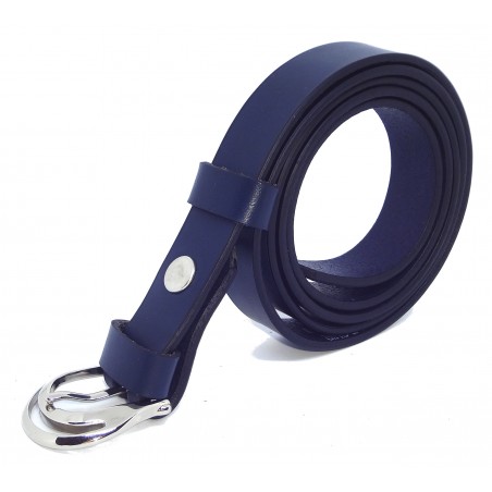 Ceinture Bleu marine 2,5 cm boucle 1
