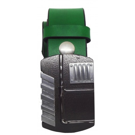 Ceinture en cuir Vert Forêt 4 cm boucle Steampunk 22