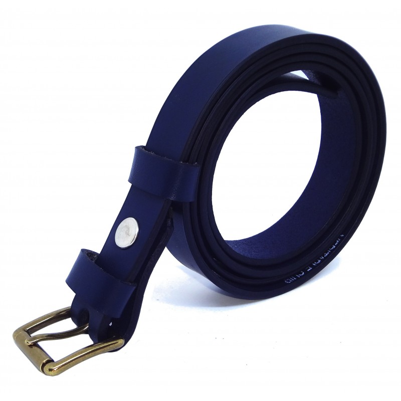 Ceinture Bleu marine 2,5 cm boucle 3
