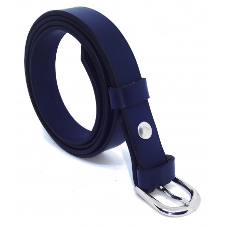 Ceinture Bleu marine 2,5 cm boucle 5