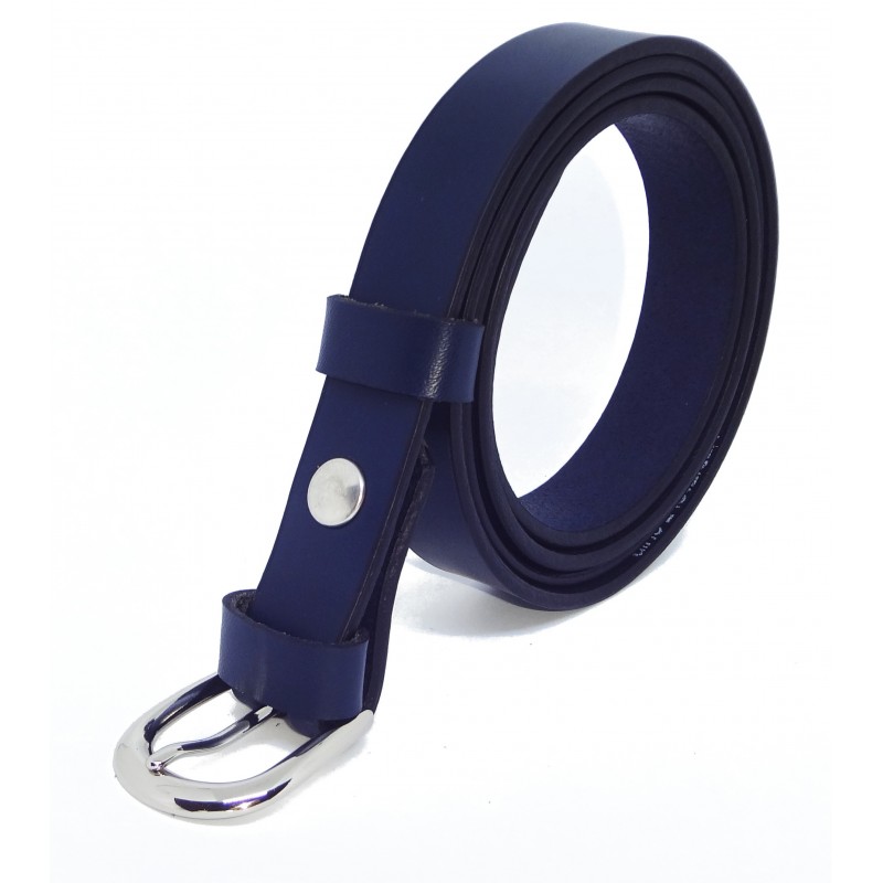 Ceinture Bleu marine 2,5 cm boucle 5