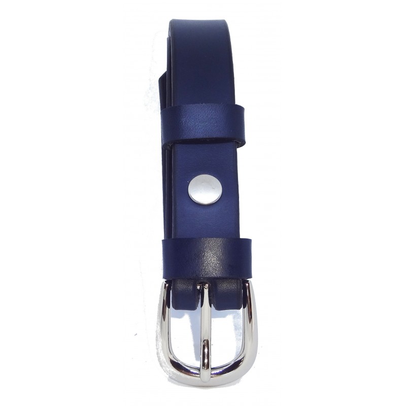 Ceinture Bleu marine 2,5 cm boucle 5