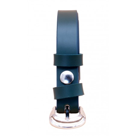 Ceinture en cuir Vert Olive 2,5 cm boucle 1