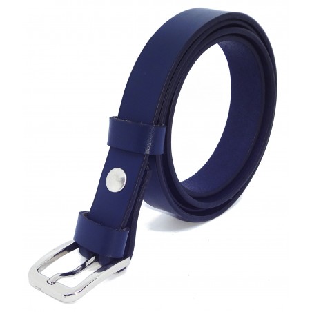 Ceinture Bleu marine 2,5 cm boucle 6
