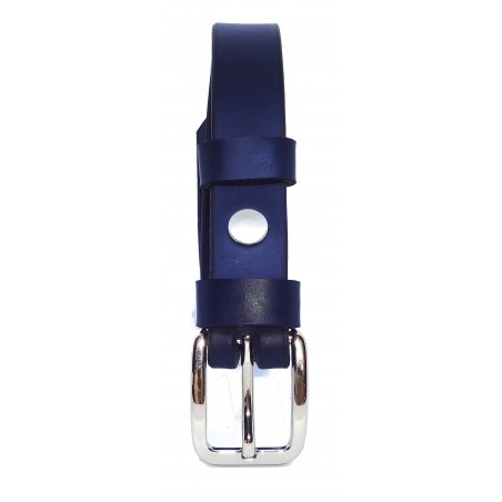 Ceinture Bleu marine 2,5 cm boucle 6
