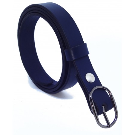 Ceinture Bleu marine 2,5 cm boucle 8