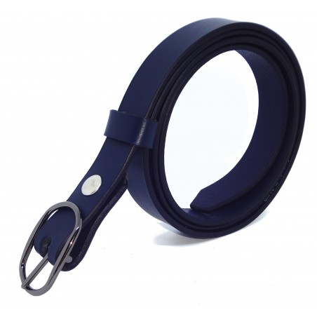 Ceinture Bleu marine 2,5 cm boucle 8