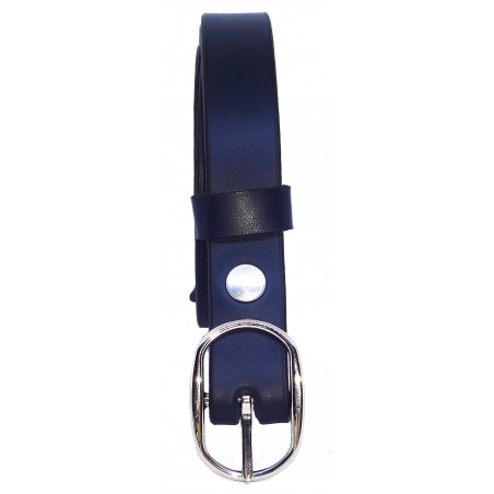 Ceinture Bleu marine 2,5 cm boucle 7