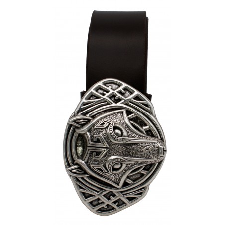 Ceinture Marron Foncé classique 4 cm Boucle Loup 37