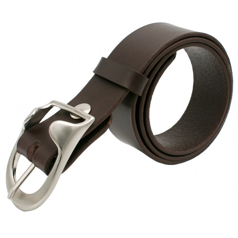 Ceinture Marron foncé 4 cm boucle 14