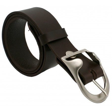 Ceinture Marron foncé 4 cm boucle 14