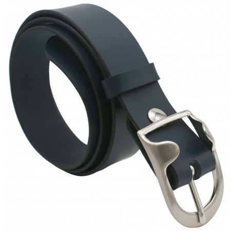 Ceinture Bleu marine 4 cm boucle 14