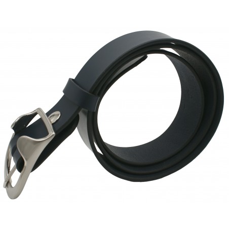 Ceinture Bleu marine 4 cm boucle 14