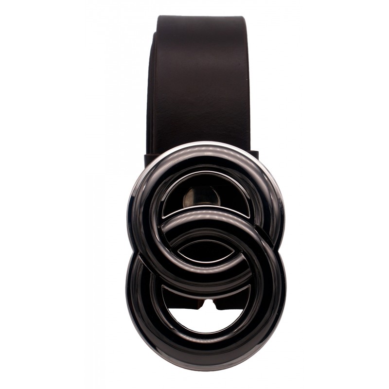 Ceinture Marron Foncé classique 4 cm Boucle...