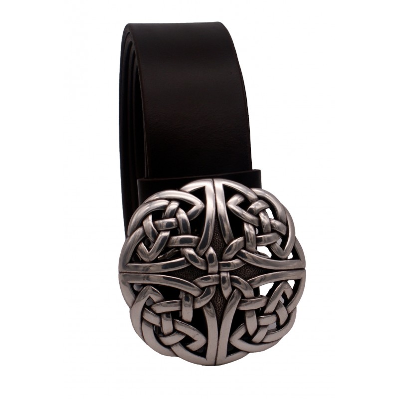 Ceinture Marron Foncé classique 4 cm boucle...