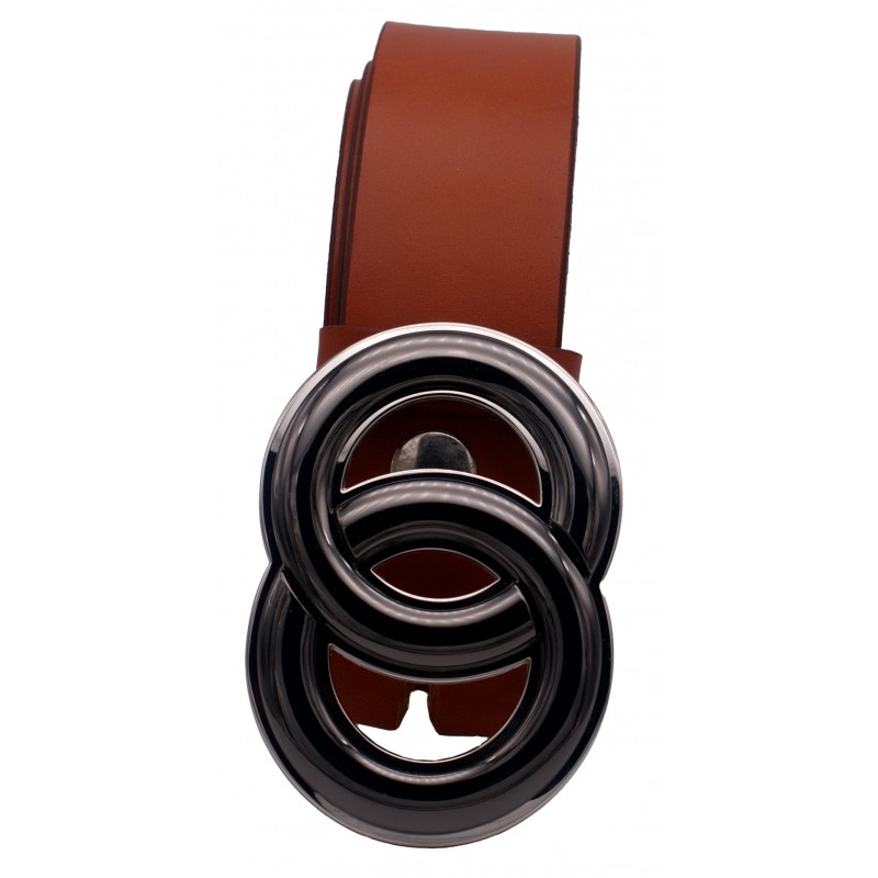 Ceinture Camel classique 4 cm Boucle Double...