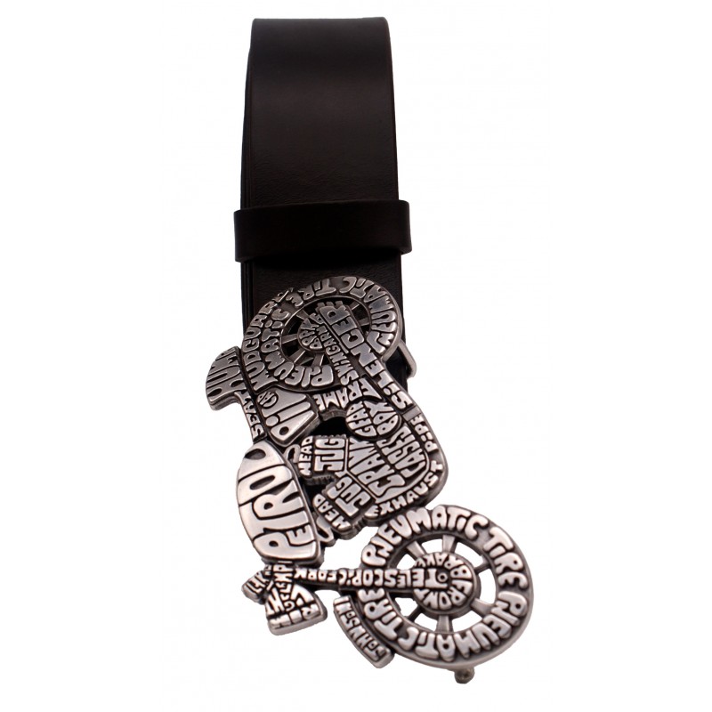 Ceinture Marron Foncé classique 4 cm boucle...