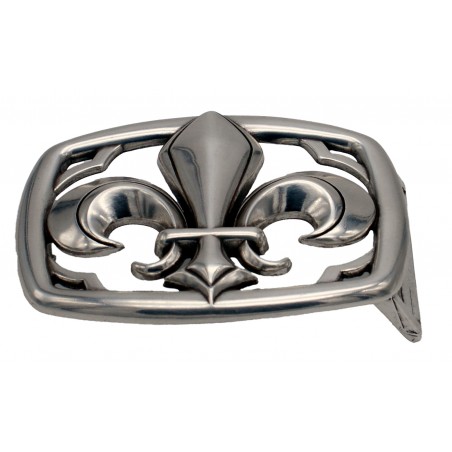 Boucle de ceinture Fleur de Lys 28