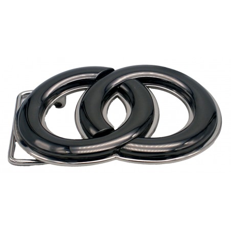 Boucle de ceinture 4 cm Double anneau 51