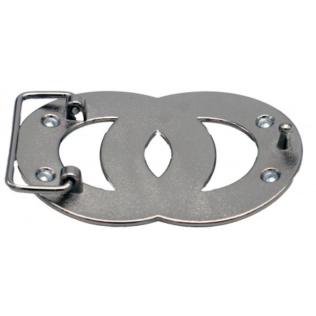 Boucle de ceinture 4 cm Double anneau 51